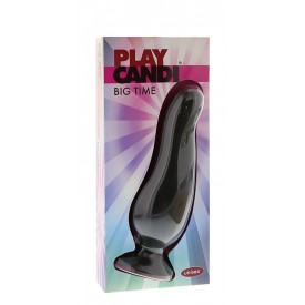 Черная анальная пробка PLAY CANDI BIG TIME MEDIUM BLACK - 12,5 см.