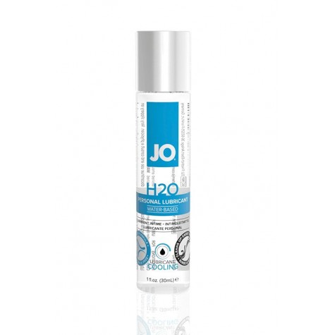 Охлаждающий лубрикант на водной основе JO Personal Lubricant H2O COOLING - 30 мл.