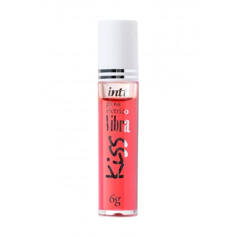 Блеск для губ Gloss Vibe Strawberry с эффектом вибрации и клубничным ароматом - 6 гр.